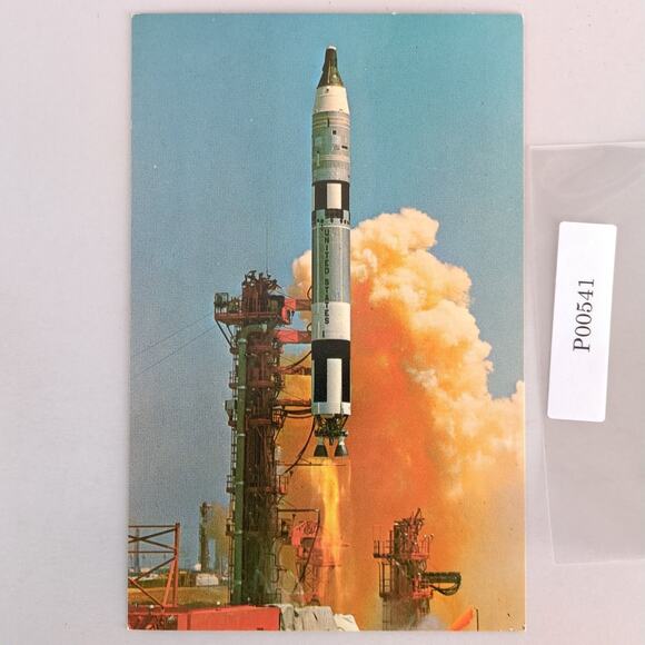 NASA Gemini-Titan 4 Rocket John F Kennedy Space Center FL 1960s Postcard IV - Picture 1 of 2